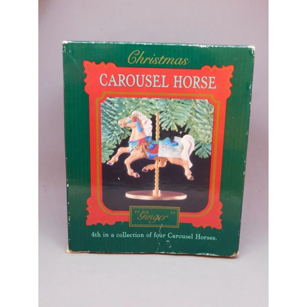 Hallmark ornament Vintage Carousel horse